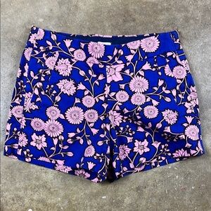 J. Crew Blue and Pink Floral Shorts
Size: 2